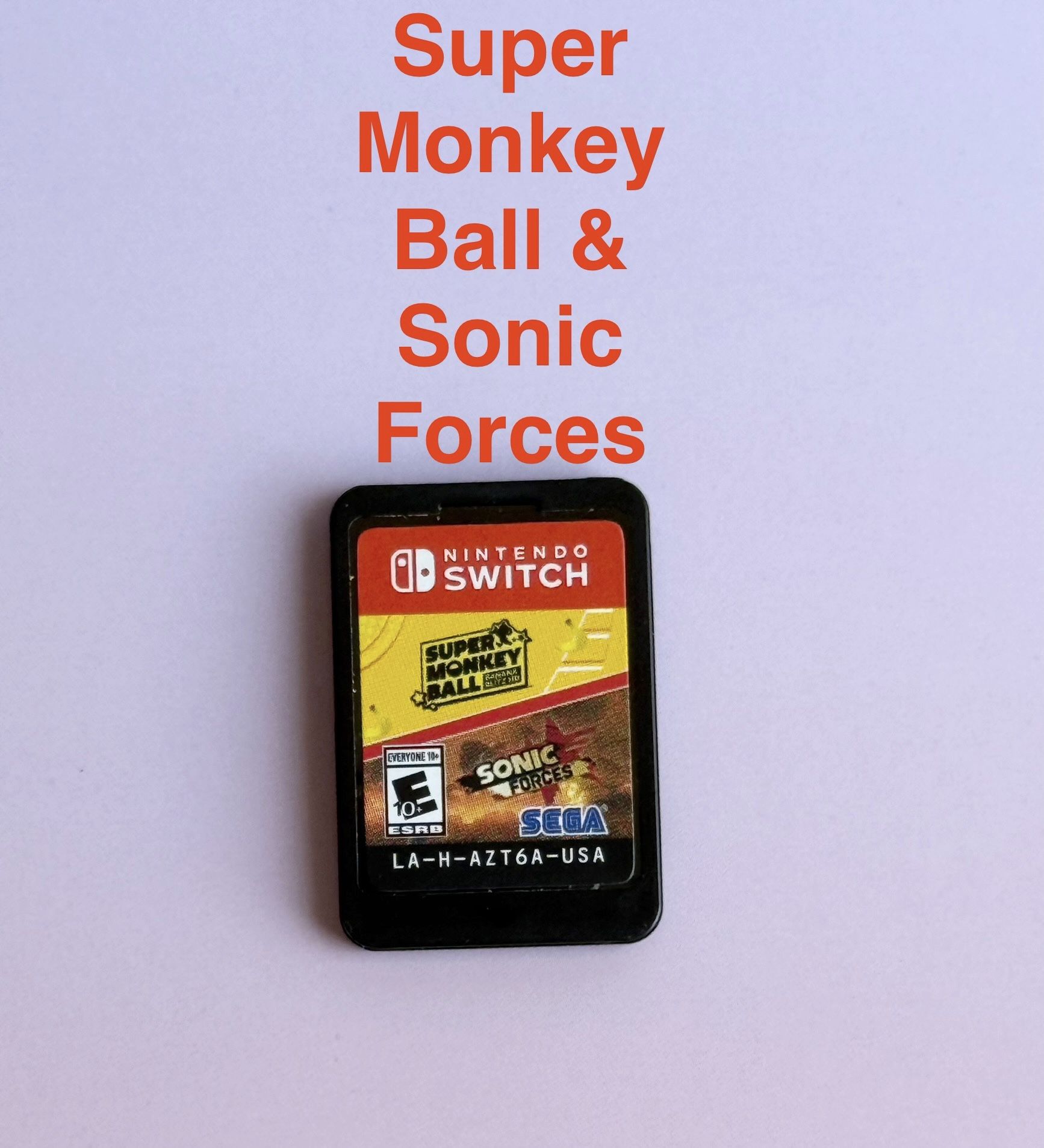 Sonic Forces + Super Monkey Ball: Banana Blitz (Nintendo Switch) Cartridge Only
