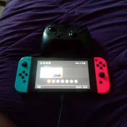 Nintendo Switch With Controller 
