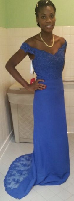 Royal blue dress size 2