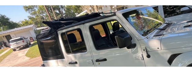 Mopar soft top 4 door tinted windows