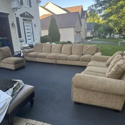 Large Sectional 4 PC Living Room Set 
