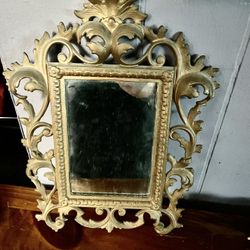 Antique Accent Small Mirror 
