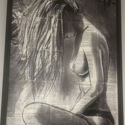 Loui Jover Print Canvas Framed