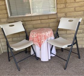 LIFETIME CHAIRS x 2
