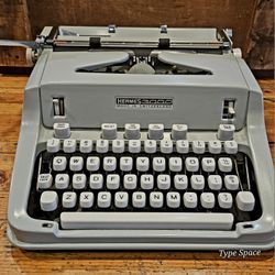 Professionally Serviced 1969 Hermes 3000 Flat Front Typewriter with Techno Pica