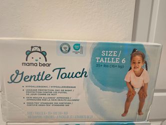 6 diapers  size 6boxes each one 30$