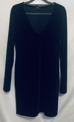 Party Black Velvet Dress