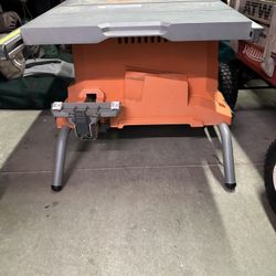 Table Saw And Sliding Miter Saw