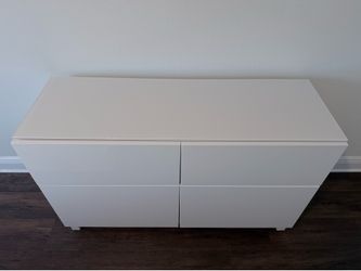 IKEA Besta 4-Drawer Cabinet w/ Glasstop