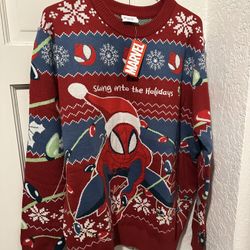 MARVEL SPIDER-MAN CHRISTMAS SWEATER