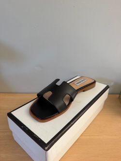 Steve Madden Black Slide Sandals