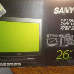 Sanyo 26" Flat Screen LCD HD TV