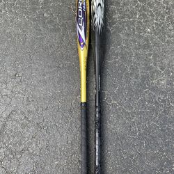 Easton Z Core Titanium Youth Baseball Bats 31/18.5 Lot of 2