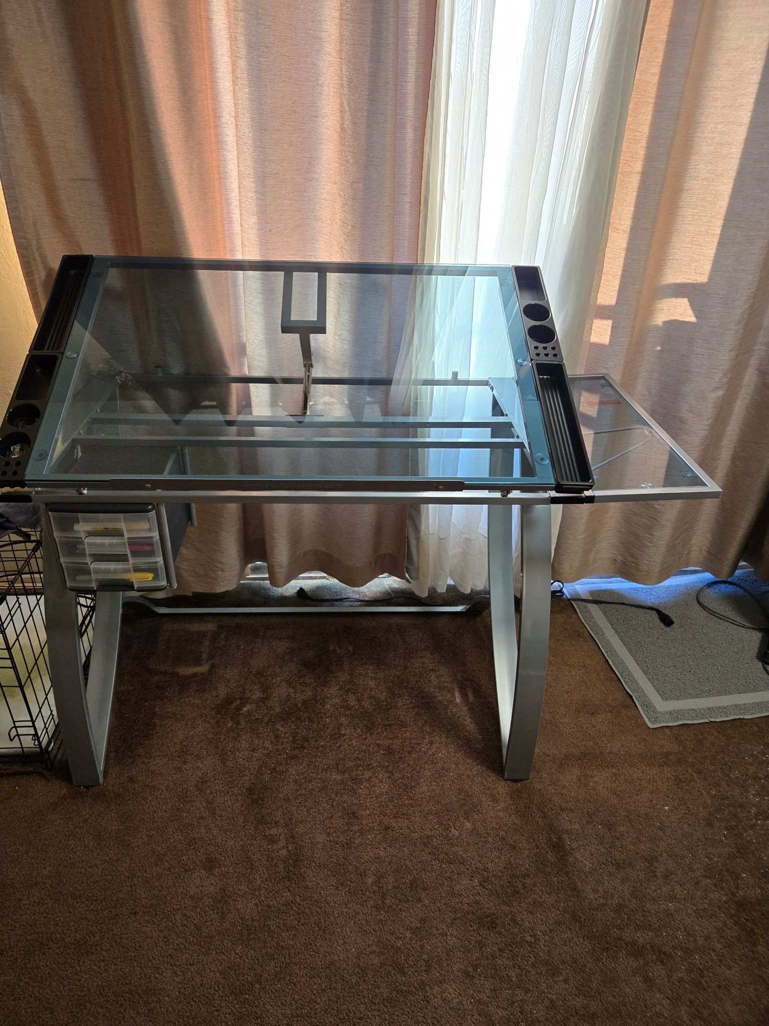 Glass Desk