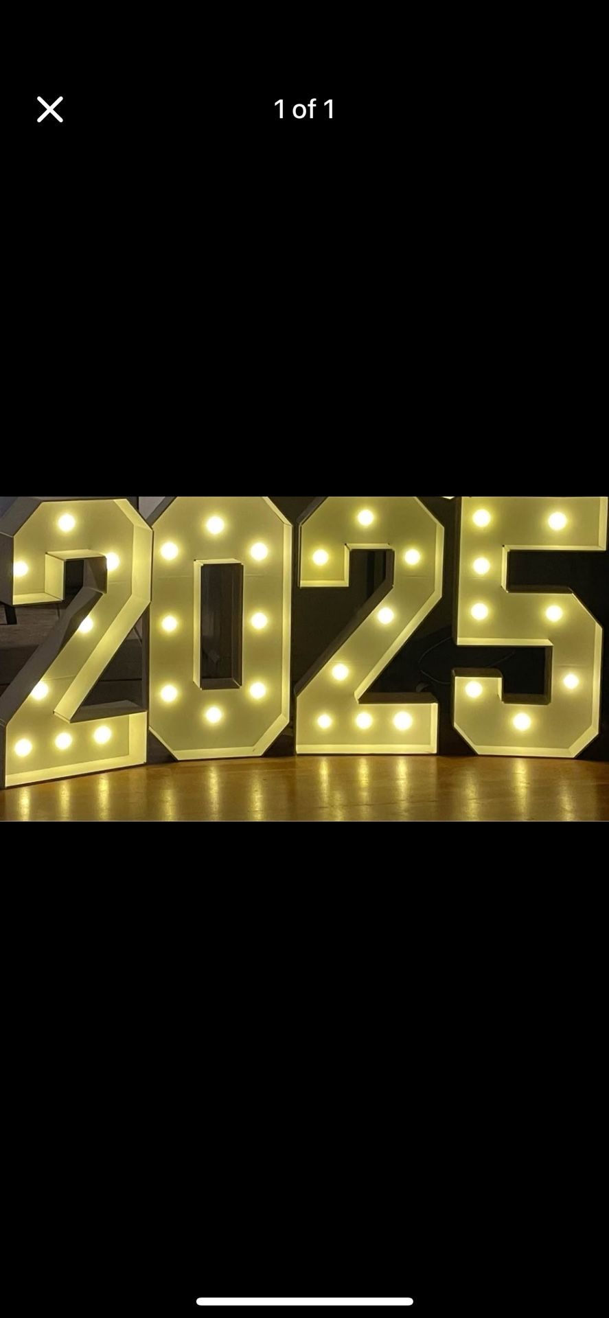 3ft Marquee Numbers ($25 Each)