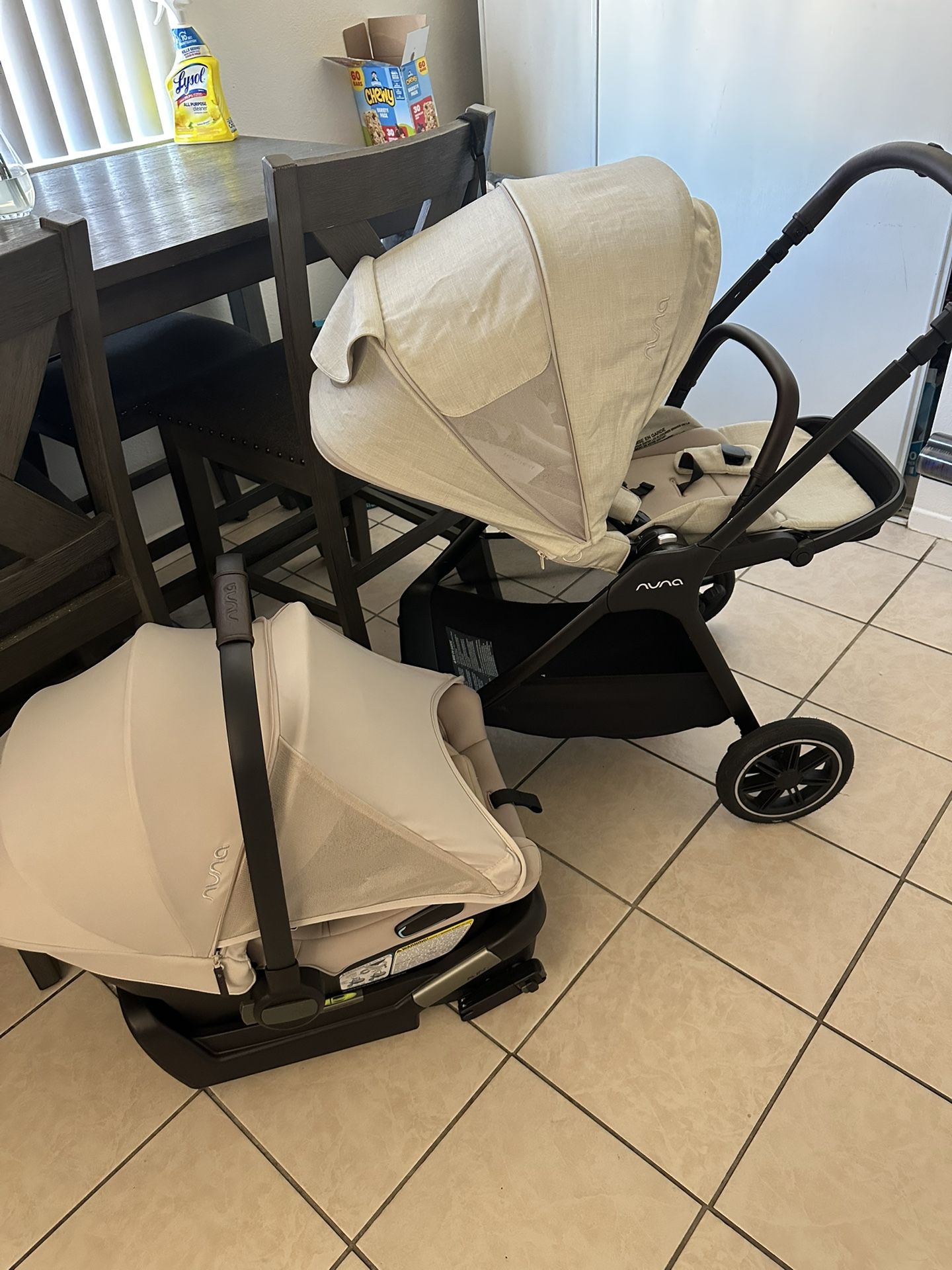 Nuna Pipa Air car Seat & Stroller 