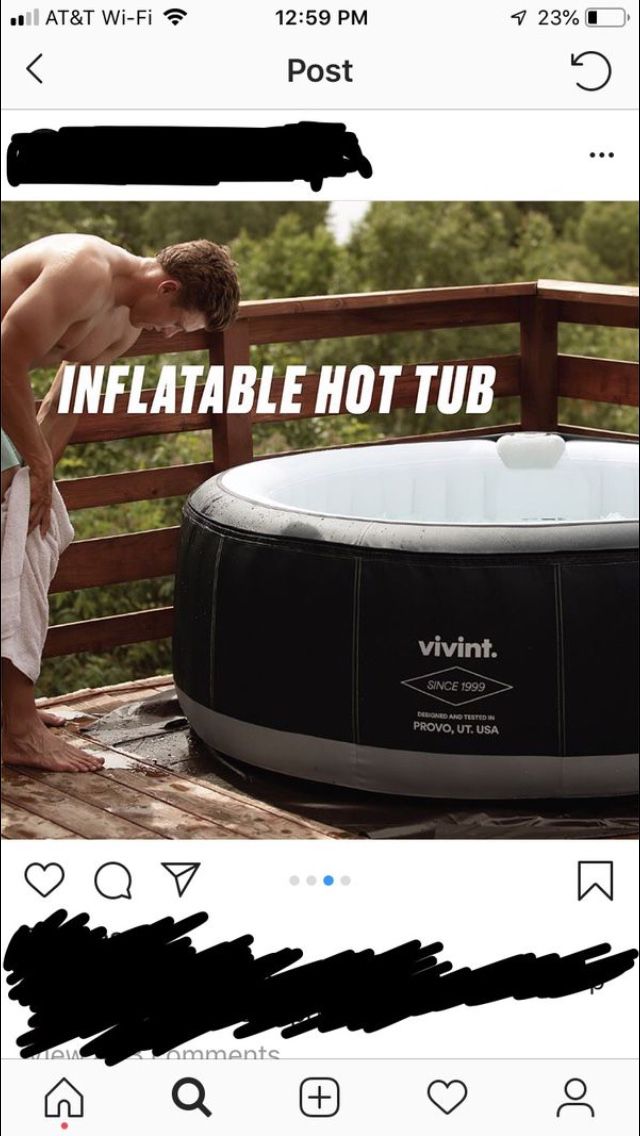 Vivint Inflatable Hot Tub