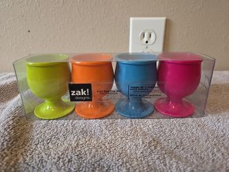 Zak Designs 4-Piece Melamine Egg Cup Set