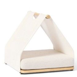 Canvas Cave Tent - The Cuddle Collab with Mapl Cream bed pet for cat or small dog