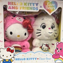 Hello Kitty X Care Bears Plushie 