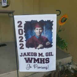 Custom GRAD Garden Flags, Stoles And Other Items