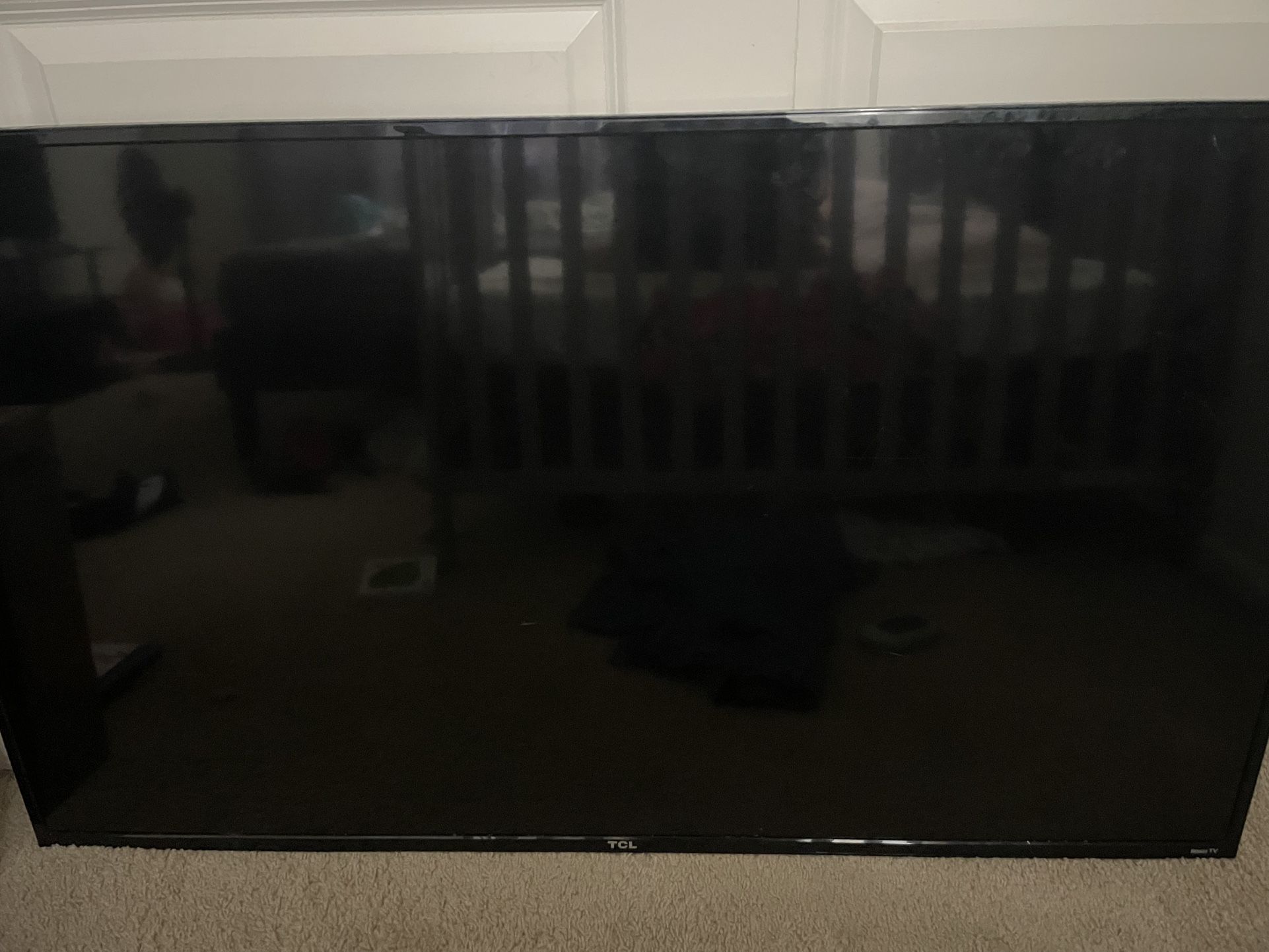 50” TCL ROKU TV (no mount no stands)