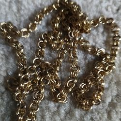 Vintage Intricate Gold Plated Chain