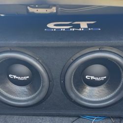 Ct Sounds Subwoofers and amp