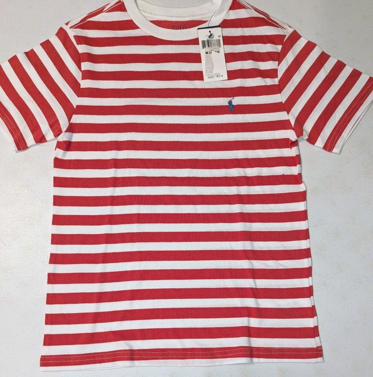New Boy's Polo Short Sleeve T-shirt Size 10-12