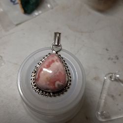 Rhodecrosite Pendant REDUCED 