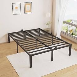 Queen size metal bed frame