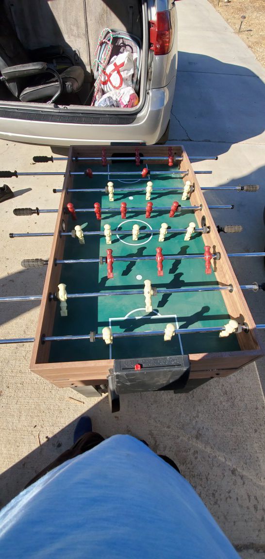 3-In-1 Game Table Foosball Billiards for kids, teenager, & parents (missing Equipment)