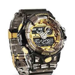 Men's Dual-Display Tactical Sports Watch - BRAND NEW