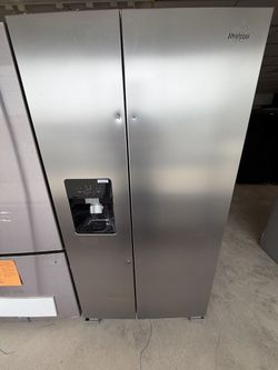 36" Stainless Steel Side by Side Refrigerator