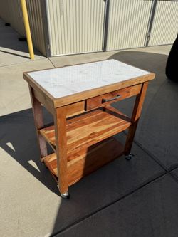 Center Island/microwave Cart