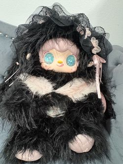 Yooki 1000% Fluffy Fantasy Series Black Swan’s Dream Black bunny liquid eyes