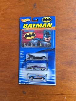 2003 Hot Wheels Batman Action Guide 3-pack