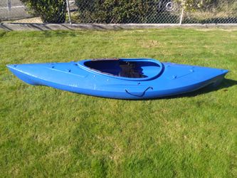 Blue one person kayak