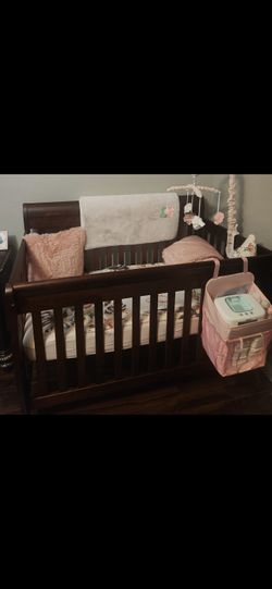 Delta Convertible 3 In 1 Crib Brown