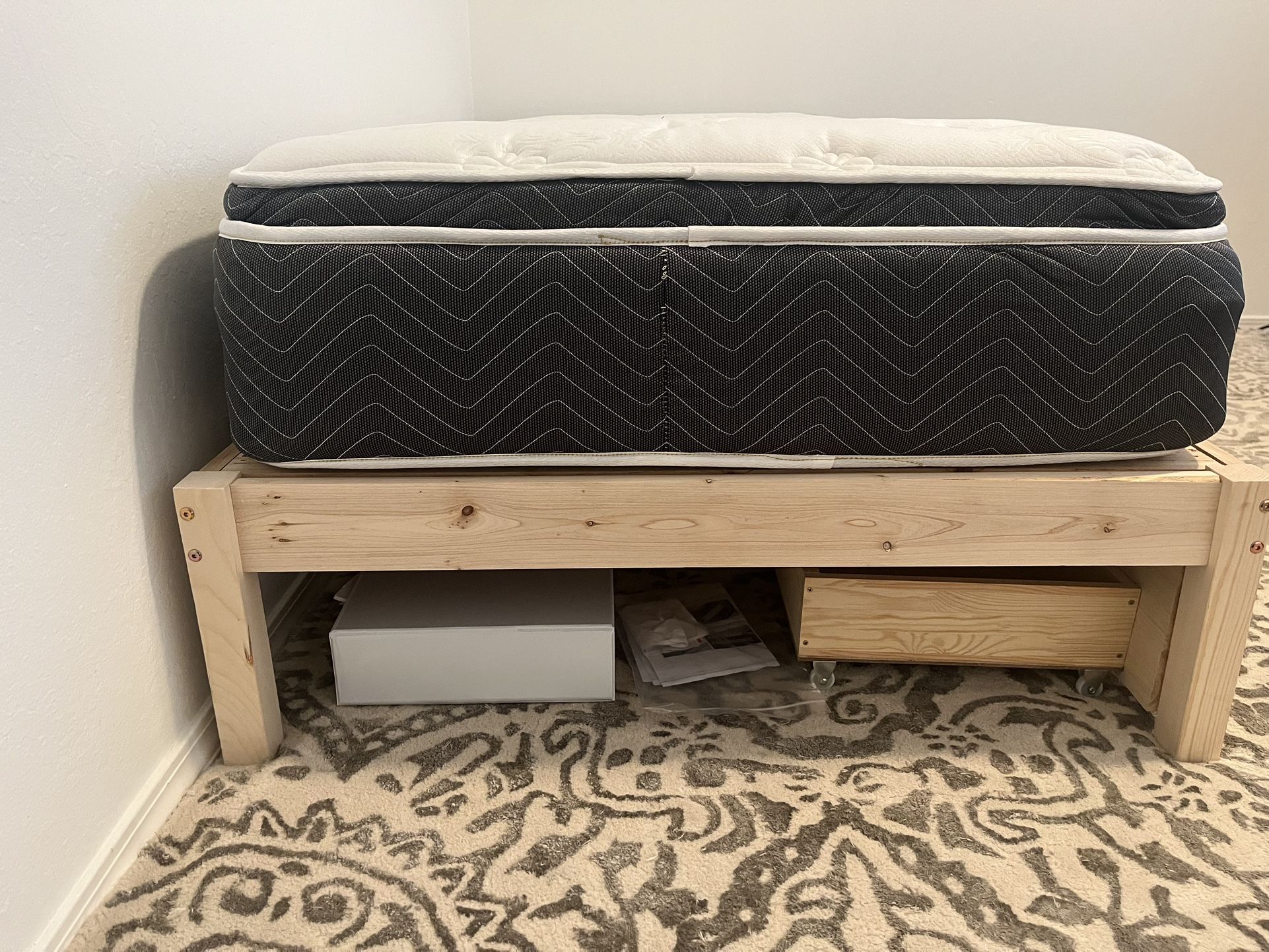 Twin Bed With Frames And Drawers