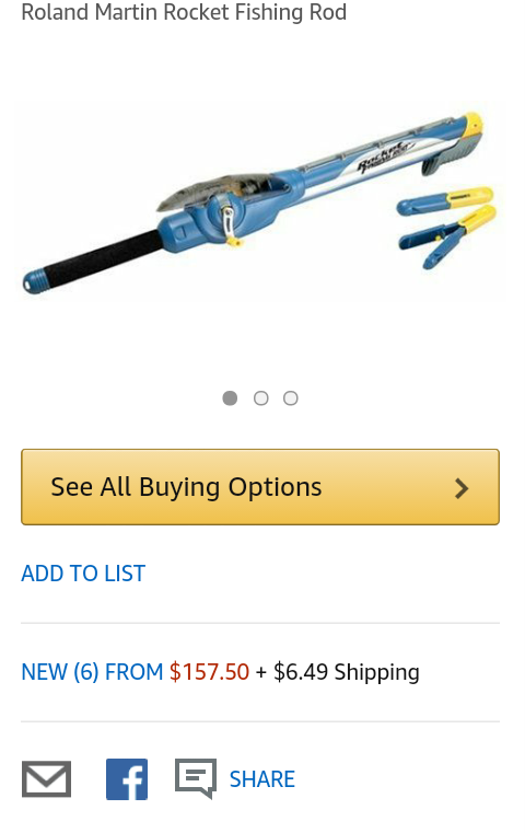 Rocket fishing rod