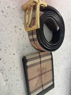 Burberry Wallet + Belt