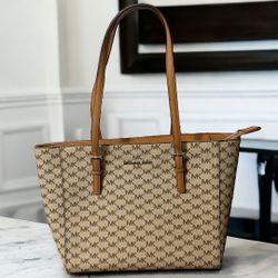 Michael Kors Jet Set Travel tote - Brown/Tan