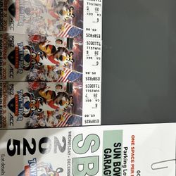 1 Ticket Left And Parking Pass For $60 