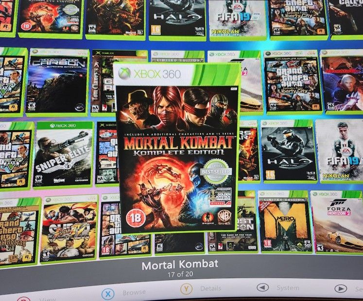 Xbox 360 USB Stick 128GB Rock Band Blitz SofMod With 20 Back Up Games Plug&Play