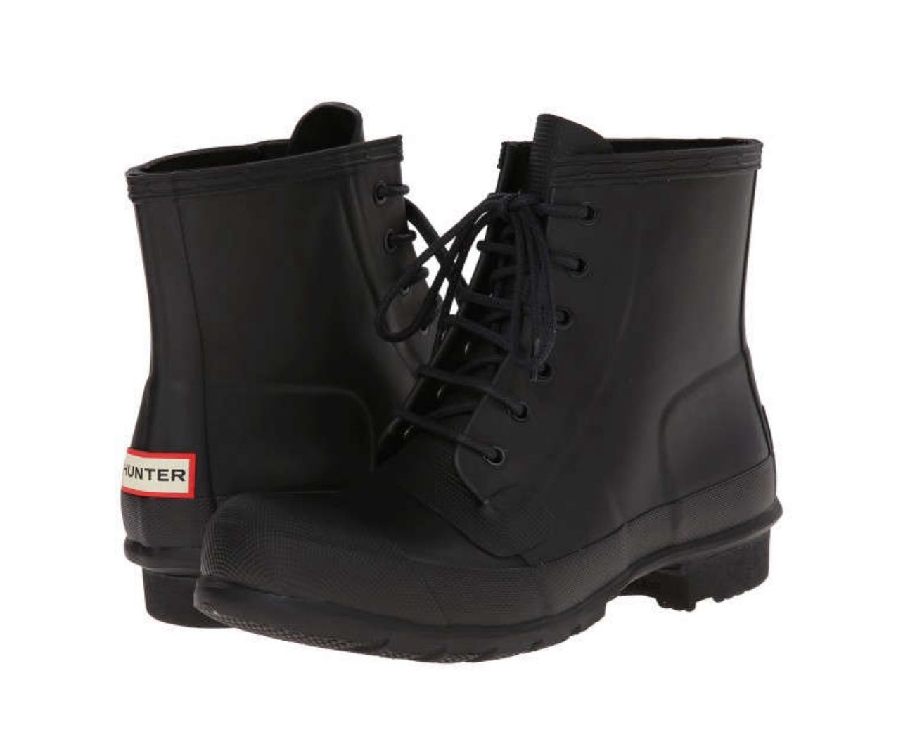 Hunter Unisex Original Waterproof Rain Lace-Up Boots Size US12/EU45/46