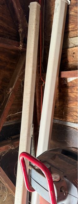 Projector screens. Manual pull down