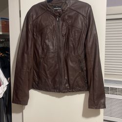 Women's Size, Xl, Faux Leather Jacket