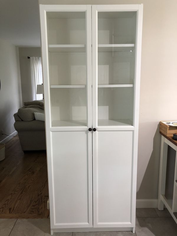 Ikea Billy Bookcase With Glass Doors For Sale In San Leandro Ca