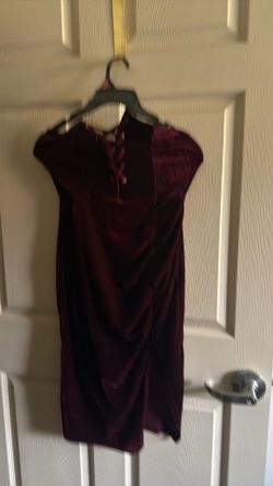 Large violet dress